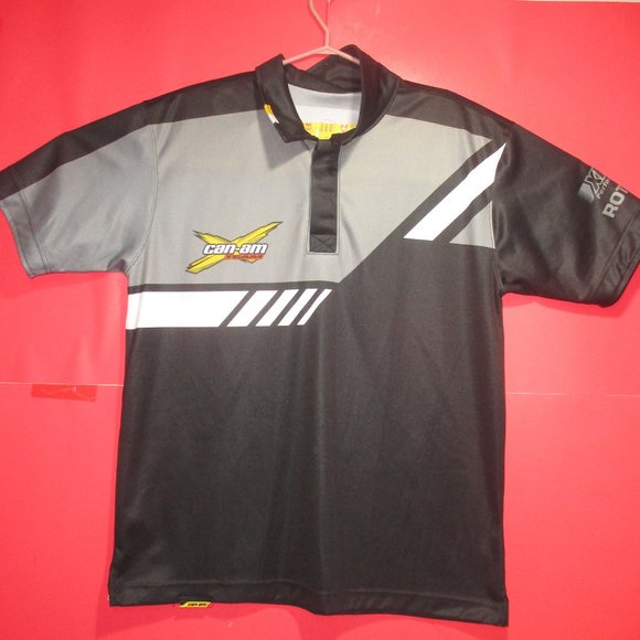 CAN-AM X-Team Bombardier Polo Shirt Spyder Stay Dry Style Size L - Picture 1 of 3